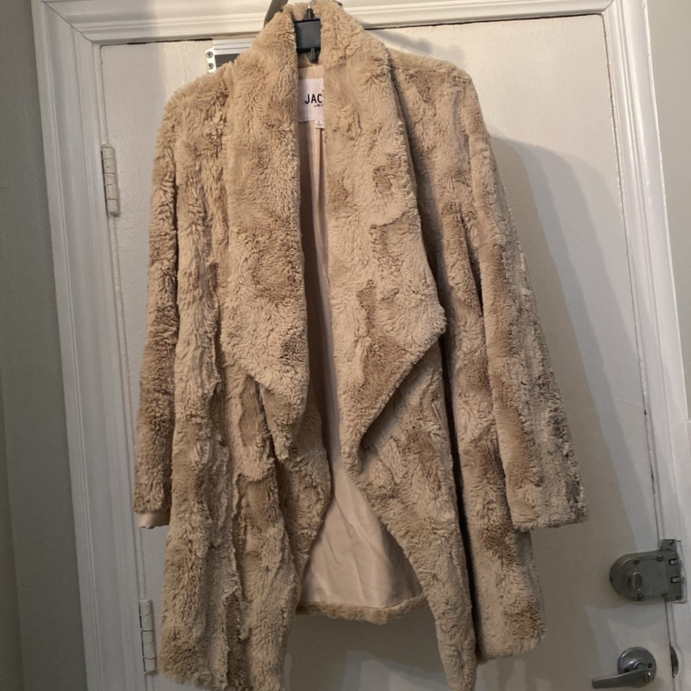 Faux fur coat